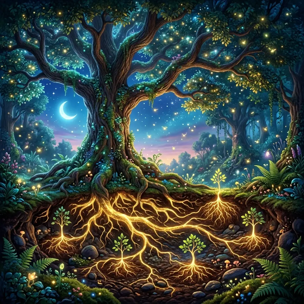 The Secrets of Tree Communication: How Oak Trees 'Talk' & Share Nutrients