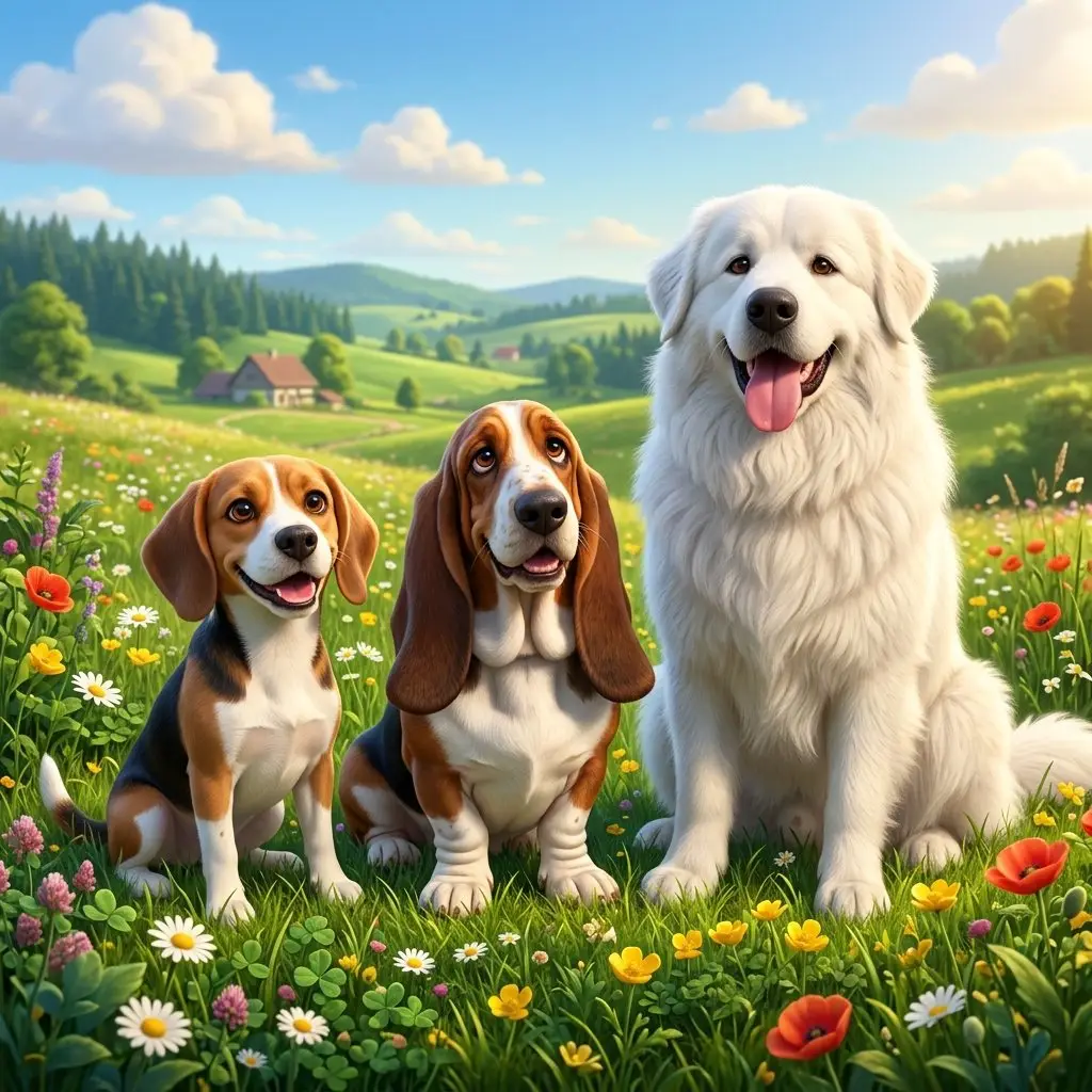 Beagles, Basset Hounds, and Pyrenees: The Real Breeds Behind the Heroes